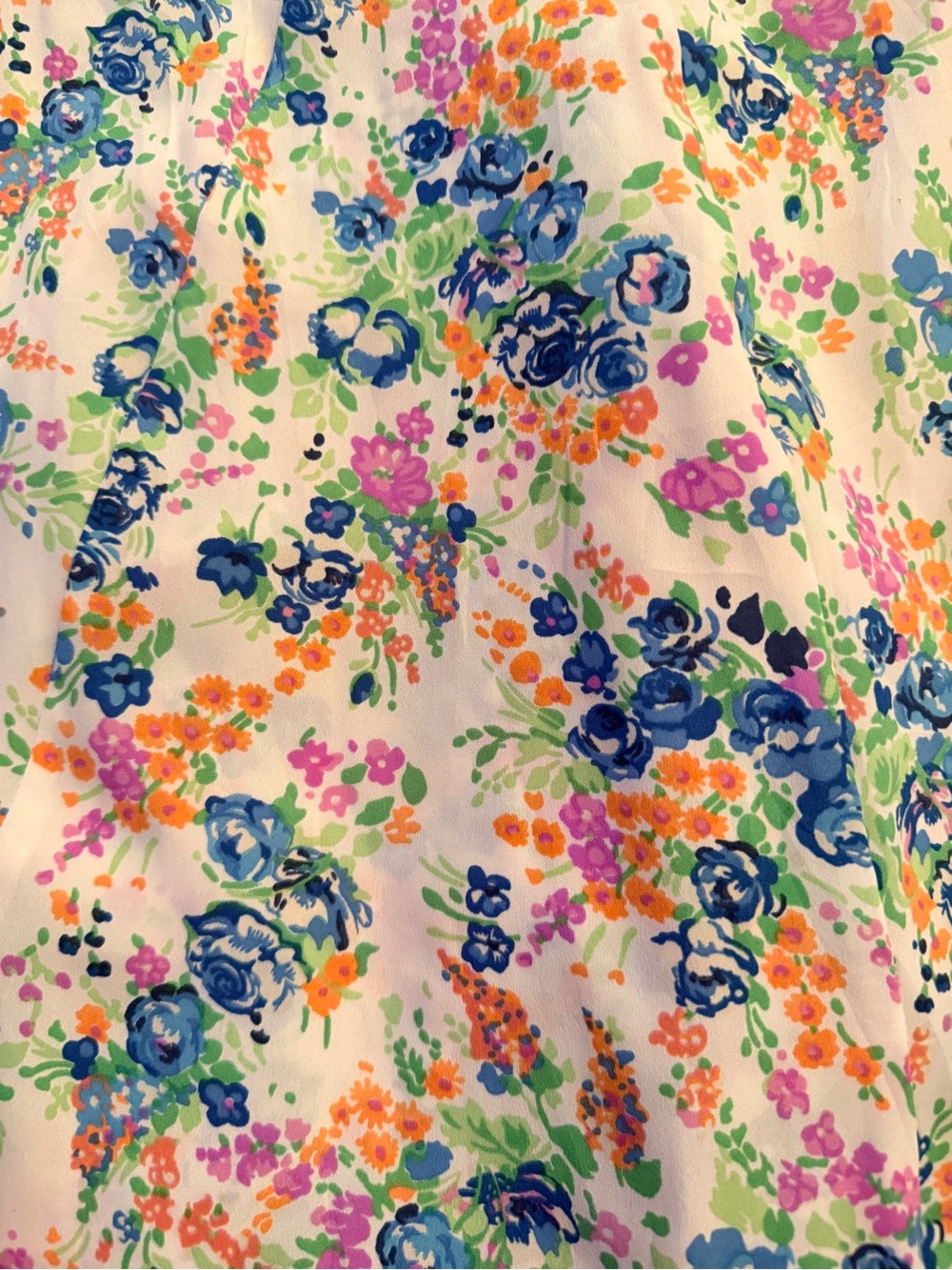 TOPSHOP | Floral Midi Dress with Handkerchief Hem - Picture 5 of 6